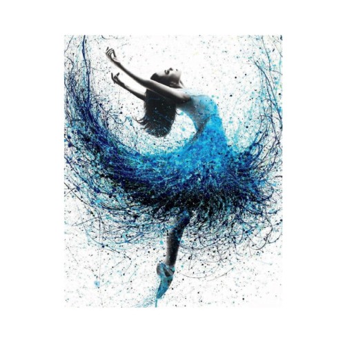 Haft diamentowy taniec