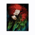Diamond painting papuga