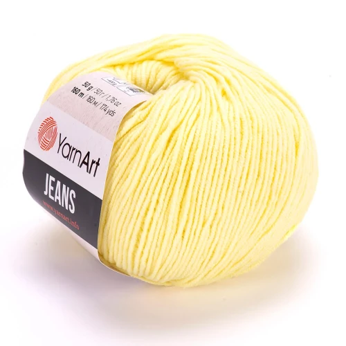 YarnArt Jeans 67 cytrynowy