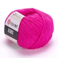 YarnArt Jeans 59 neonowy róż