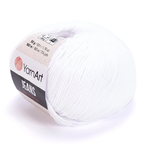 YarnArt jeans 62 biały