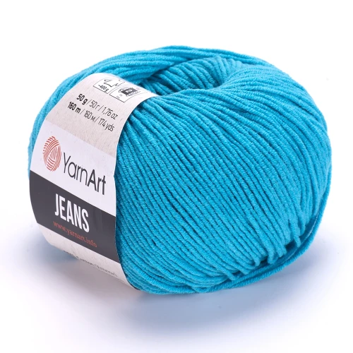 YarnArt jeans 55 ciemny turkus