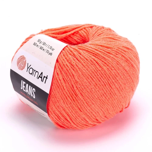 YarnArt jeans 61 koralowy