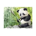 Haft diamentowy - panda
