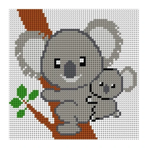 Zestaw do haftu miś koala 1045
