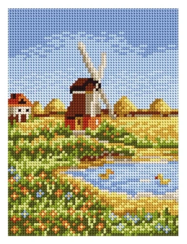 Zestaw do wyszywania młyn 2009