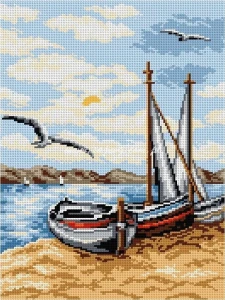 Zestaw do haftu wybrzeże (8009)