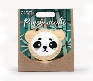 Zestaw kreatywny do punch needle - panda