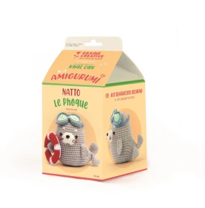 Zestaw do szydełkowania amigurumi - foka