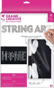 Zestaw kreatywny do string art - home
