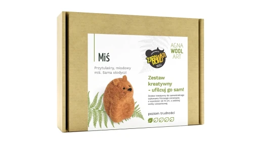 Zestaw do filcowania miś