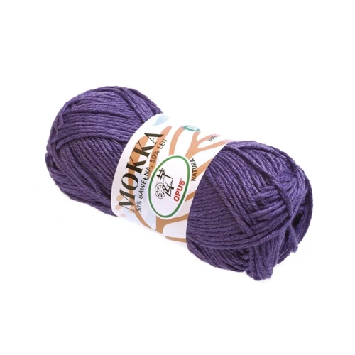 Włóczka lniana Opus Mokka 075