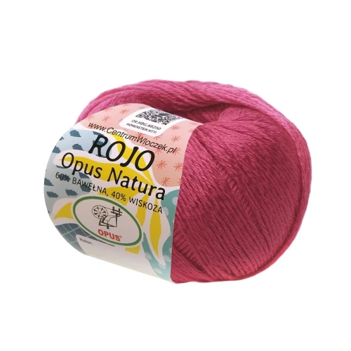 Włóczka Opus Natura Rojo 34 róż