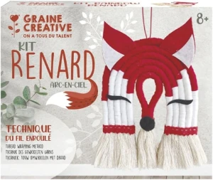 Zestaw kreatywny do zrobienia tęczowego liska