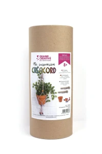 Zestaw kreatywny - makramowy kwietnik z doniczką