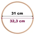 Tamborek bezśrubowy 31cm