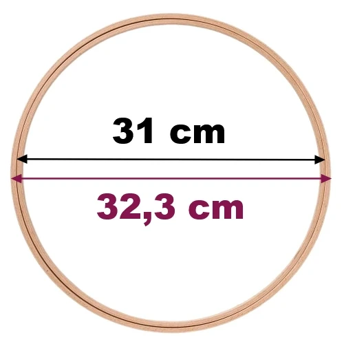 Tamborek bezśrubowy 31cm